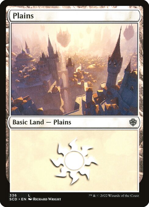 Plains — Starter Commander Decks #336, art by Richard Wright