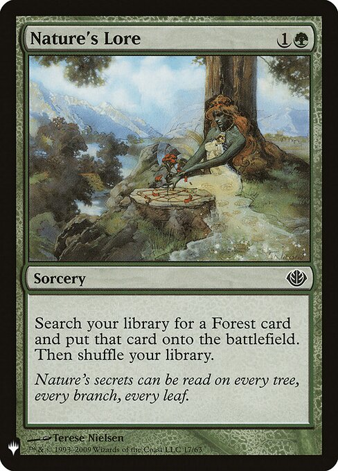 Nature's Lore — The List #DDD-17, art by Terese Nielsen