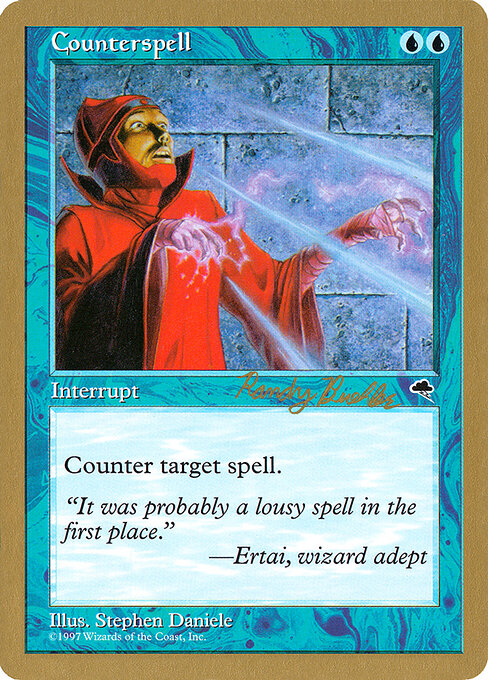 Counterspell — World Championship Decks 1998 #rb57, art by Stephen Daniele