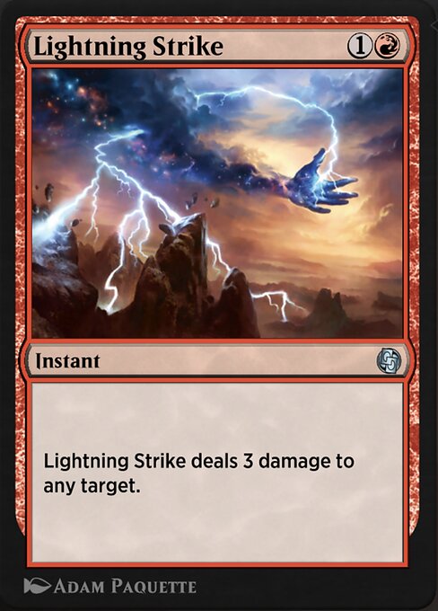 Lightning Strike — Jumpstart Arena Exclusives #152, art by Adam Paquette