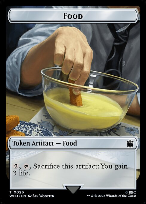 Food — Doctor Who Tokens #26, art by Ben Wootten
