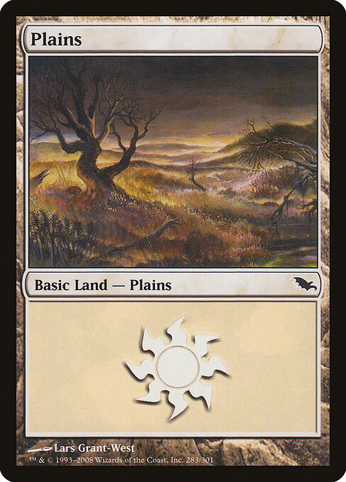 Plains — Shadowmoor #283, art by Lars Grant-West