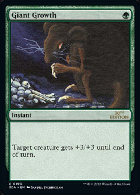 Giant Growth — 30th Anniversary Edition #193, art by Sandra Everingham