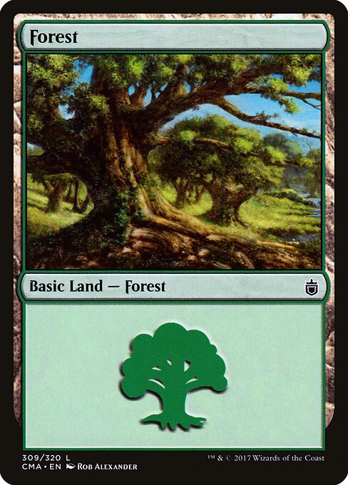 Forest — Commander Anthology #309, art by Rob Alexander