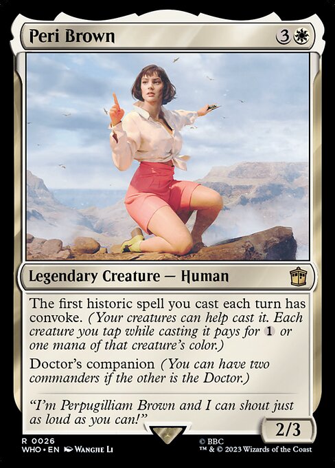 Peri Brown — Doctor Who #26, art by Wangjie Li