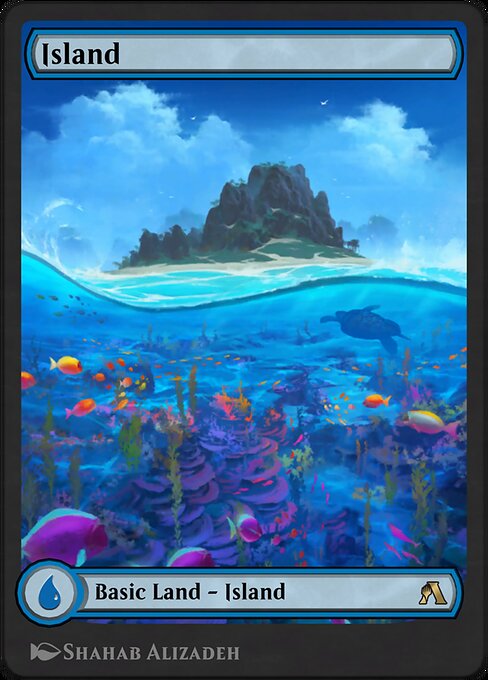 Island — MTG Arena Promos #268, art by Shahab Alizadeh