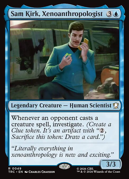 Sam Kirk, Xenoanthropologist