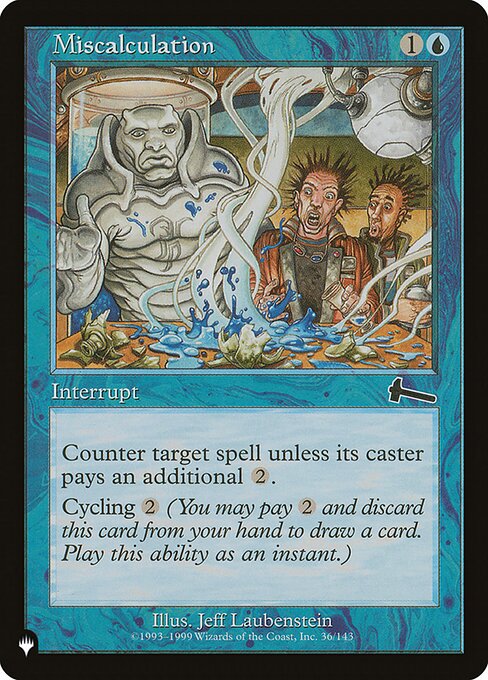 Miscalculation — The List #ULG-36, art by Jeff Laubenstein