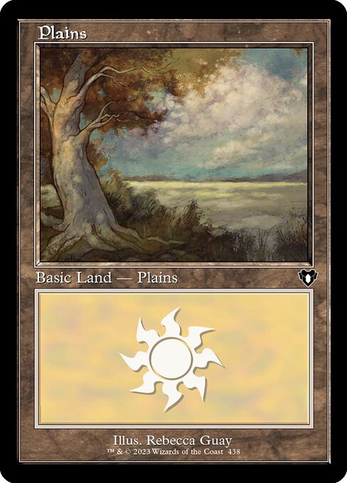 Plains — Commander Masters #438, art by Rebecca Guay
