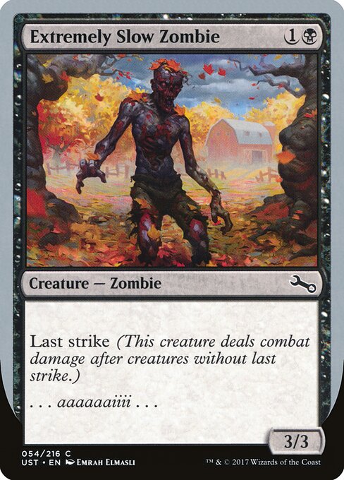 Extremely Slow Zombie — Unstable #54b, art by Emrah Elmasli