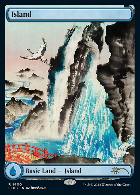 Island — Secret Lair Drop #1400, art by JungShan
