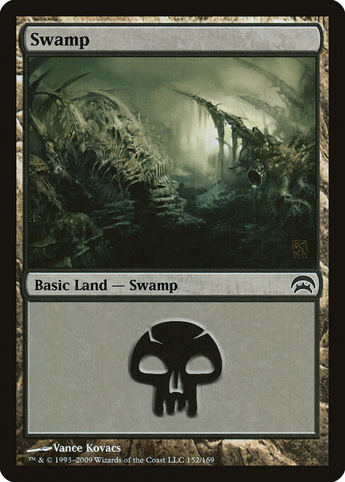 Swamp — Planechase #152, art by Vance Kovacs