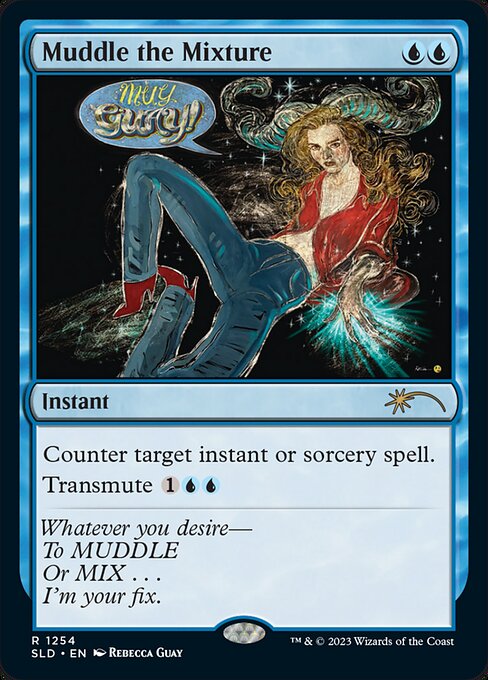 Muddle the Mixture — Secret Lair Drop #1254, art by Rebecca Guay