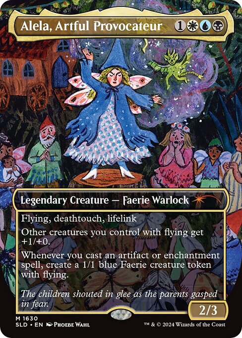 Alela, Artful Provocateur — Secret Lair Drop #1630, art by Phoebe Wahl