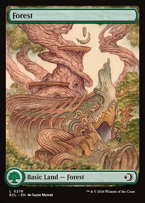 Forest — Lorwyn Eclipsed #278, art by Jason Mowry