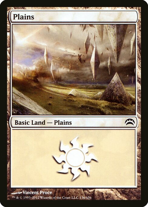 Plains — Planechase 2012 #136, art by Vincent Proce