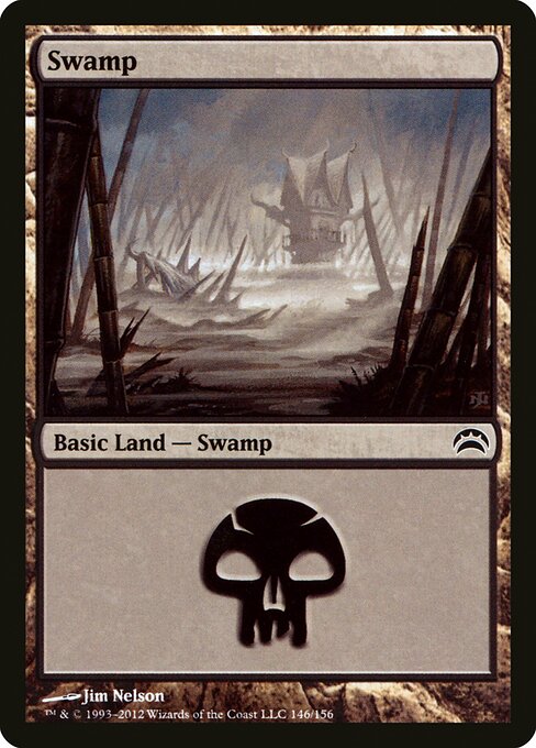 Swamp — Planechase 2012 #146, art by Jim Nelson
