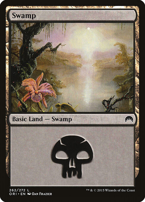 Swamp — Magic Origins #262, art by Dan Frazier