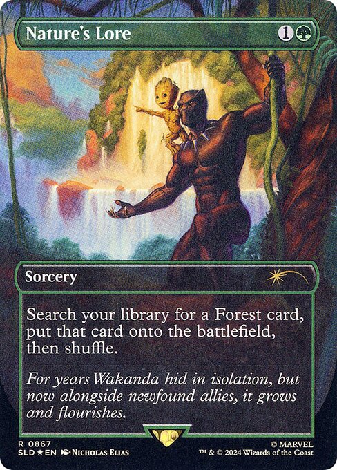 Nature's Lore — Secret Lair Drop #867, art by Nicholas Elias