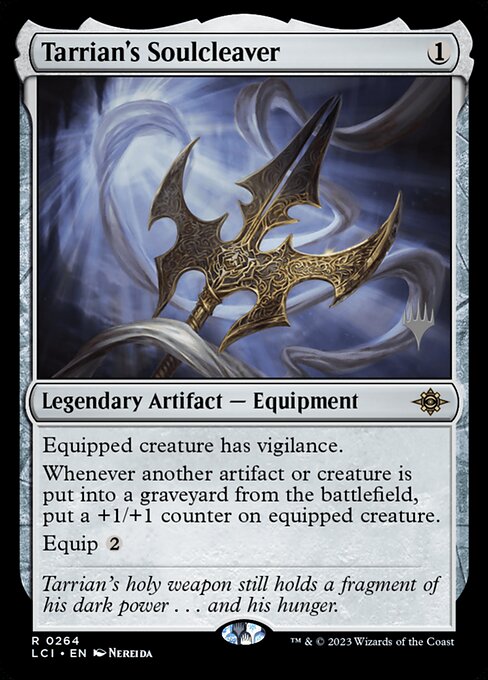 Tarrian's Soulcleaver — The Lost Caverns of Ixalan Promos #264p, art by Nereida