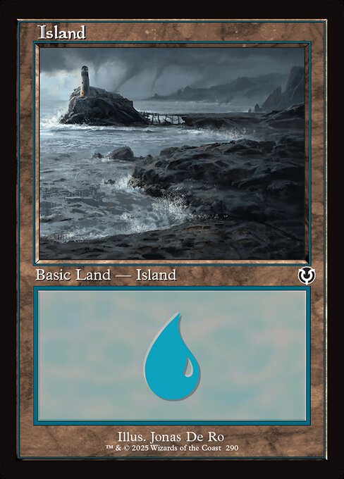 Island — Innistrad Remastered #290, art by Jonas De Ro