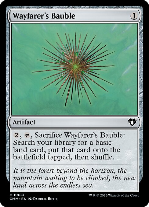 Wayfarer's Bauble — Commander Masters #983, art by Darrell Riche