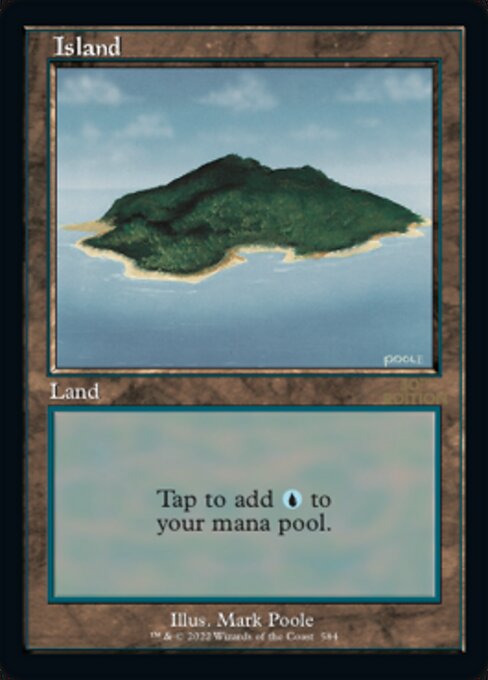 Island — 30th Anniversary Edition #584, art by Mark Poole