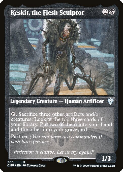 Keskit, the Flesh Sculptor — Commander Legends #565, art by Yongjae Choi