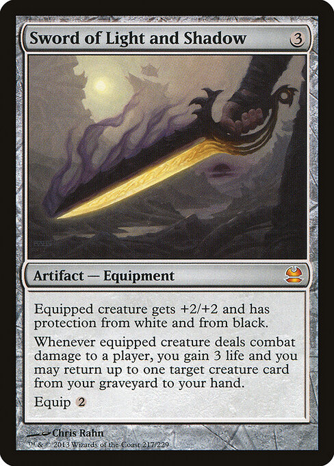 Sword of Light and Shadow — Modern Masters #217, art by Chris Rahn