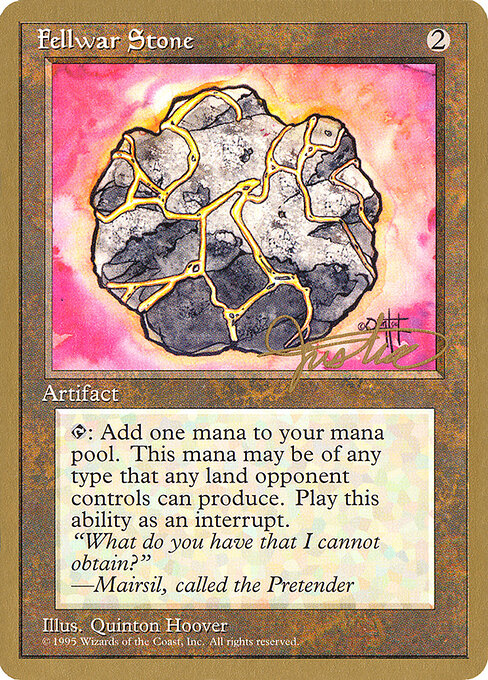 Fellwar Stone — Pro Tour Collector Set #mj319, art by Quinton Hoover