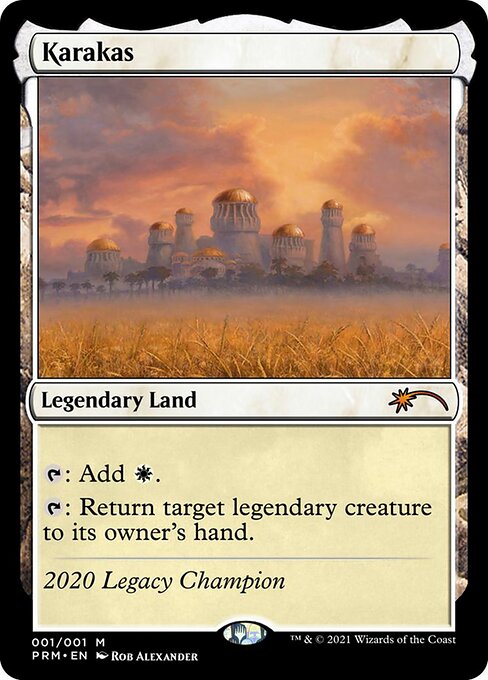 Karakas — Legacy Championship #2020A, art by Rob Alexander