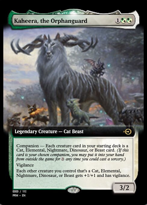 Kaheera, the Orphanguard — Magic Online Promos #80861, art by Ryan Pancoast