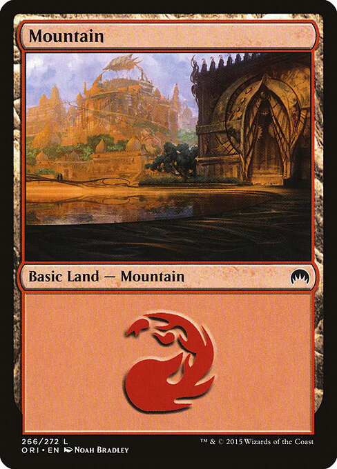 Mountain — Magic Origins #266, art by Noah Bradley