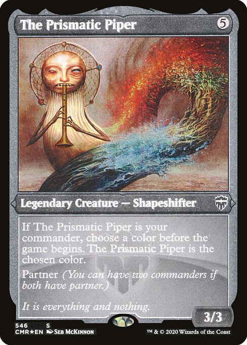 The Prismatic Piper — Commander Legends #546, art by Seb McKinnon
