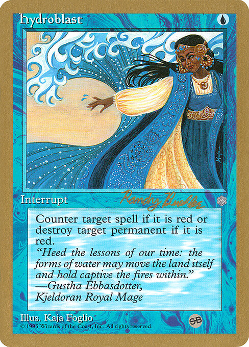Hydroblast — World Championship Decks 1998 #rb72sb, art by Kaja Foglio