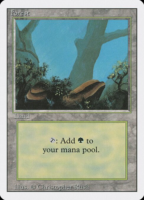 Forest — Revised Edition #304, art by Christopher Rush