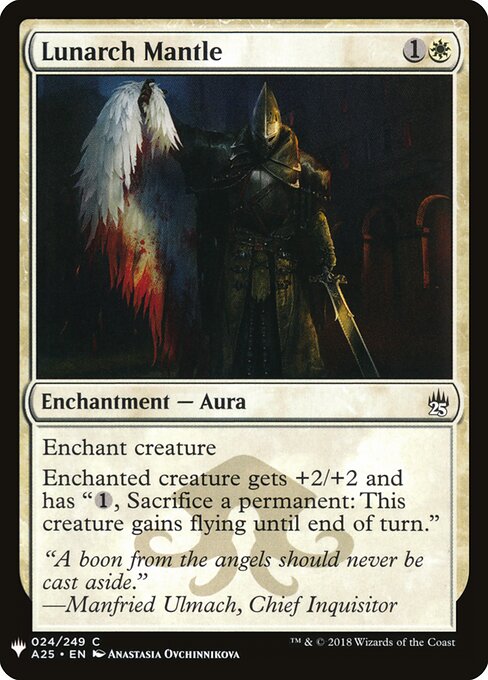 Lunarch Mantle — The List #A25-24, art by Anastasia Ovchinnikova