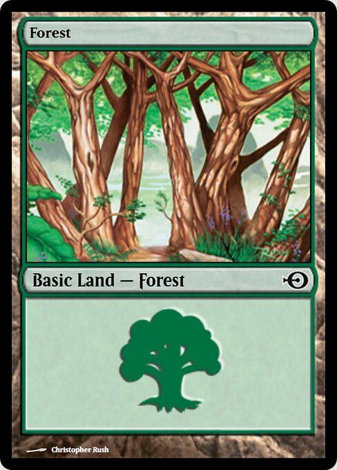 Forest — Magic Online Promos #259, art by Christopher Rush
