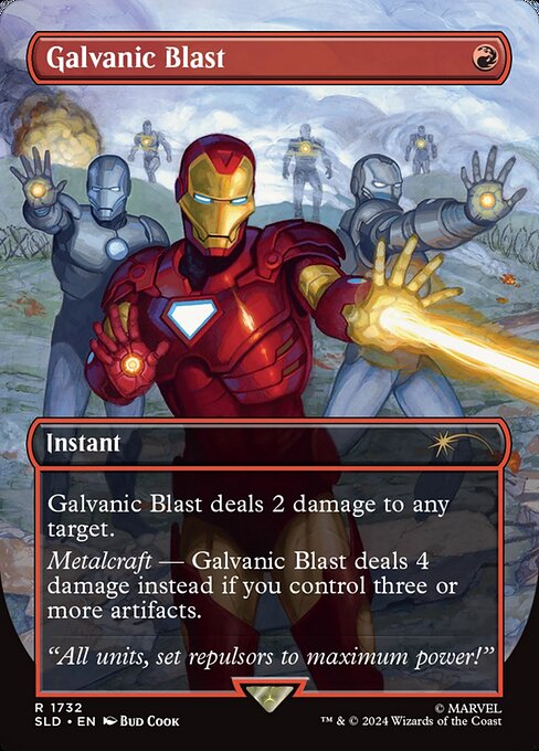 Galvanic Blast — Secret Lair Drop #1732, art by Bud Cook