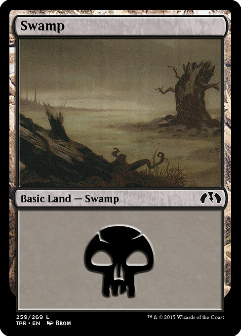 Swamp — Tempest Remastered #259, art by Brom