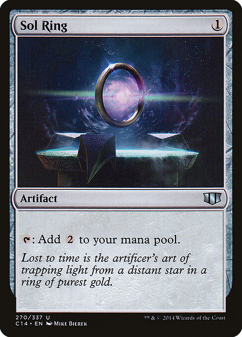 Sol Ring — Commander 2014 #270, art by Mike Bierek