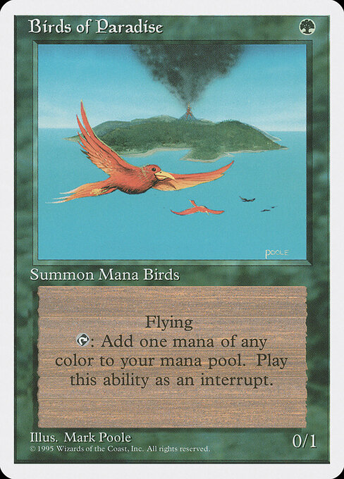 Birds of Paradise — Fourth Edition #234, art by Mark Poole