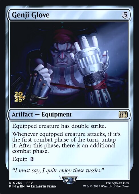 Genji Glove — Final Fantasy Promos #258s, art by Elizabeth Peiró