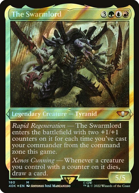 The Swarmlord — Warhammer 40,000 Commander #180, art by Antonio José Manzanedo