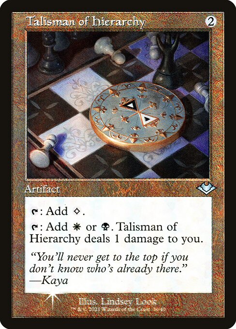 Talisman of Hierarchy — Modern Horizons 1 Timeshifts #36, art by Lindsey Look