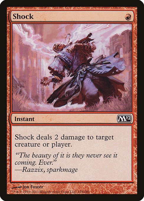 Shock — Magic 2012 #154, art by Jon Foster