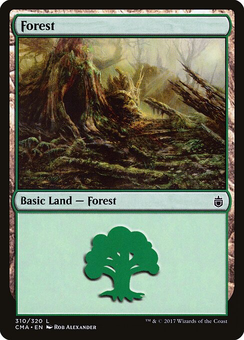 Forest — Commander Anthology #310, art by Rob Alexander