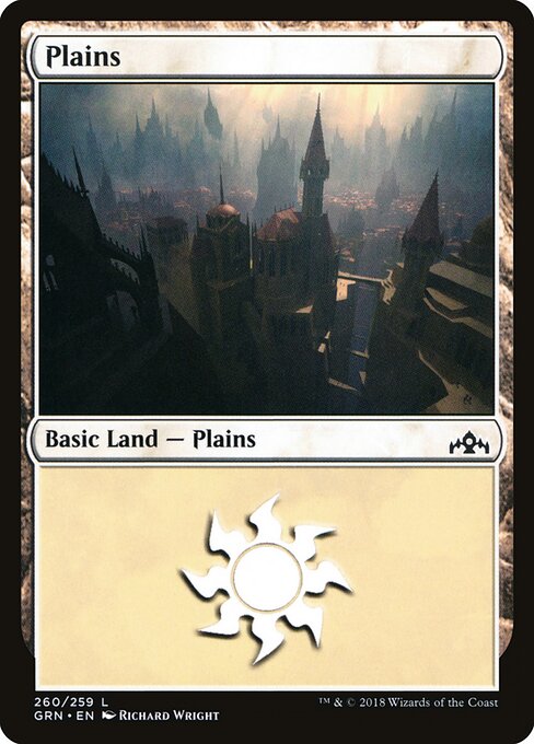 Plains — Guilds of Ravnica #260, art by Richard Wright