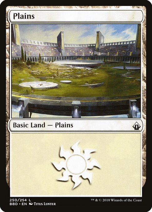 Plains — Battlebond #250, art by Titus Lunter