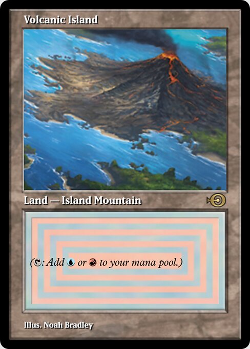 Volcanic Island — Magic Online Promos #43626, art by Noah Bradley